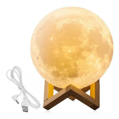 Настольный светильник луна Magic 3D Moon Light От Аккумулятора yak-22 фото