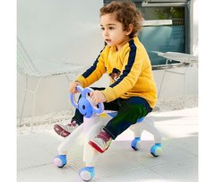 Ходунки - беговел чотириколісний BABY WALKER Smile Блакитний grant-12 фото