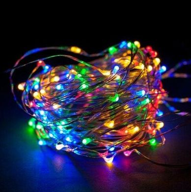 Светодиодная гирлянда нить капля росы 500 LED 50 м от сети 220В разноцветный Gerl-771177 фото