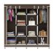 Складной тканевый шкаф Storage Wardrobe на 4 секции Коричневый arman-wardrobe 88170 фото 2