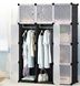 Пластиковый складной шкаф Storage Cube Cabinet «МР 312-62» Черный arman-MP 312-62 фото 1