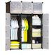 Пластиковый складной шкаф Storage Cube Cabinet «МР 312-62» Черный arman-MP 312-62 фото 6
