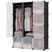 Пластиковый складной шкаф Storage Cube Cabinet «МР 312-62» Черный arman-MP 312-62 фото 3
