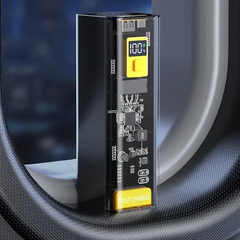 Power Bank повербанк Cyberpunk 40000mAh 22.5Вт, швидка зарядка, USB, Type-C (Реальна ємність) RGW delta-16 фото