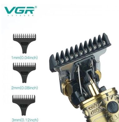 Триммер VGR V-085 машинка для стрижки волос и бороды с насадкам Voyager con27-VGR-085 фото