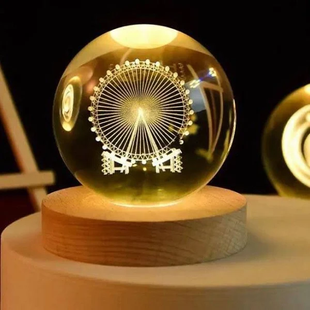Светодиодная лампа шар CRYSNAL BALL LED 8cm DomtePof-431 фото