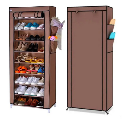 Стелаж для зберігання взуття Shoe Cabinet 160х60х30 Полиця для взуття Тканинний стелаж для взуття Yakaa-pr2536666 фото