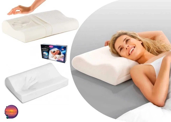 Подушка memory pillow ортопедическая с памятью. SpartakPof-10852 фото