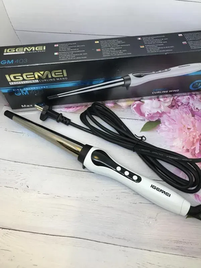 Професійна конусна плойка для локонів Gemei GM-403 Matrix7kmPof-GM 403 фото
