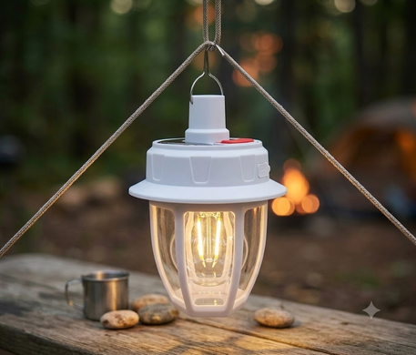 Светодиодная LED лампа с аккумулятором xy 822 / Кемпинговый фонарь / Фонарь с солнечной панелью OptDropPof-sp10582 фото