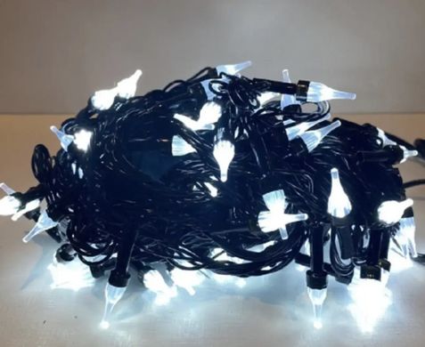 Новорічна Гірлянда на чорному дроті 200 Led, 10м / Мультик Gerl-637364 фото