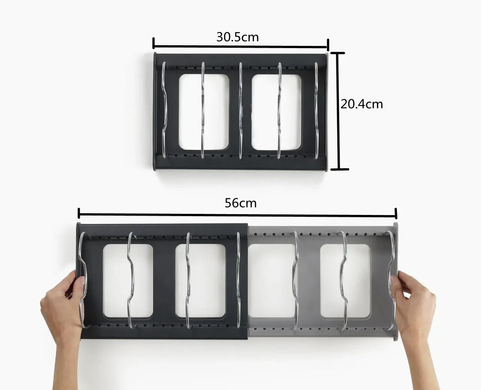 Сушилка для посуды, крышек, протвиней выпечки expanding cookware organiser JumpexPof-2068 фото