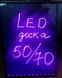 Флуоресцентная Лед доска 50x70 Shiny FLUORECENT BOARD with stand на стойке c фломастером и салфеткой spar-6981 фото 4