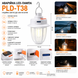 Светодиодная LED лампа с аккумулятором xy 822 / Кемпинговый фонарь / Фонарь с солнечной панелью OptDropPof-sp10582 фото 5