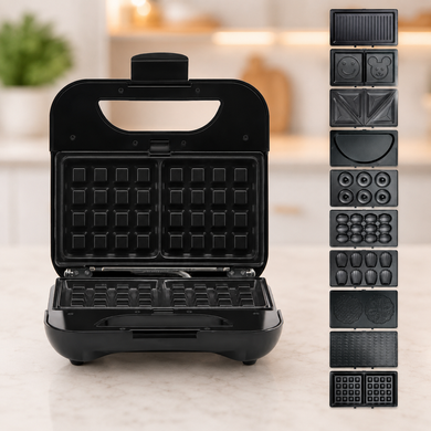 Сендвичница 10в1 Domotec MS-209 2000Вт Matrix7kmPof-00009105 фото