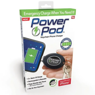 Брелок - Powerbank Power Pod Emergency Charge 800 mAh Роз'єм Lighting ANDIK-1195 фото