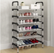 Полиця для взуття на 6 ярусів Shoe rack XL-855 AndoptPof-3167 фото 3