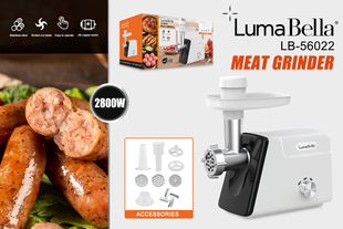 Электрическая мясорубка LumaBella LB-56022 BobbytecPof-LB-56022 фото
