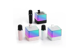 Портативная Bluetooth колонка K18 с микрофоном RGB BLACK GrantoptPof-6321 фото