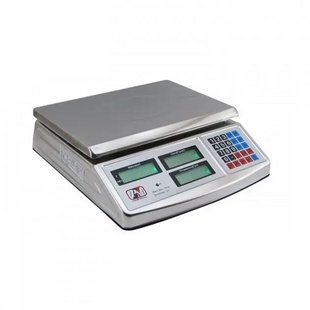 Весы торговые электронные со счетчиком цены на 50 кг. PM 5051 Promotec с аккумулятором 6 вт WimpexPof-PM5051 фото
