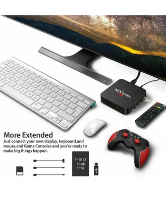 Смарт приставка TV Box MXQ 4K Ultra Hd 1Gb/8Gb ANDIK-1564 фото