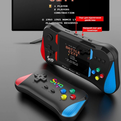 Игровая портативная консоль X7M 500в1 (монитор 3,5") + джойстик (проводной) MeladPof-16360 фото