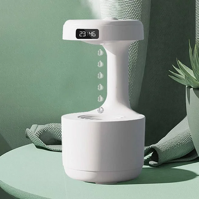 Увлажнитель воздуха Anti Gravity Humidifier электрический 800 мл WHITE PrinsPersii-7671 фото