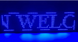Світлодіодна вивіска 100*23 см синя вулична | LED табло для реклами spar-5245 фото 3