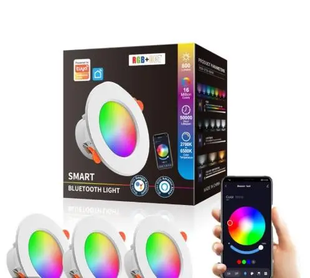 Светильник умный Tuya Smart LED WiFi встраиваемый 2700-6500 K 10W OptDropPof-MA-281 фото