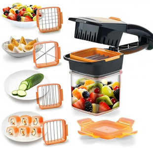 Овощерезка с контейнером 5 в 1 Nicer Dicer Quick JumpexPof-17100 фото