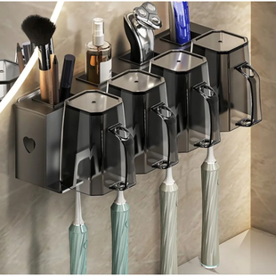 Держатель для зубной щетки 4 чашки Storage Shelf AND-76-10-45PCS AndoptPof-76-10-45 фото