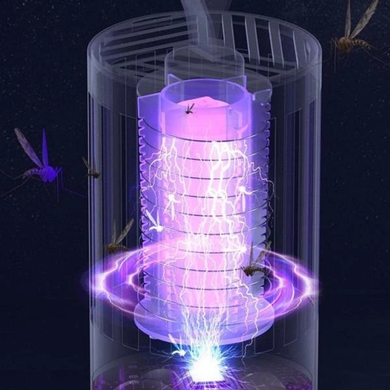 Лампа-пастка для комарів Побутова із зарядкою від Usb 1001 MOSQUITO LAMP, портативна KarlPof-1001 MOSQUITO LAMP фото
