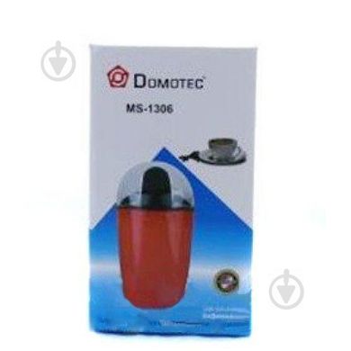 Кофемолка электрическая роторная Domotec MS-1306 Красная 200Вт 200000139 фото