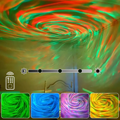 Ночник-проектор звездного неба RGB и пульт ДУ, от USB, AT-0 / Светодиодная лампа OptDropPof-AZ-1151 фото