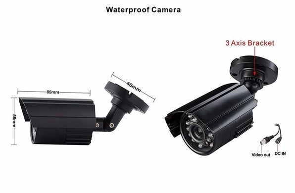 Система видеонаблюдения CCTV на 4 камеры Vener-33 фото