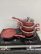 Набор посуды с гранитным покрытием на 7 предметов Higer Kitchen НК-314 Красный ZPshka-НК-314 RED фото 4