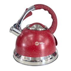Чайник зі свистком 3.5 л для плити з неіржавкої сталі з гранітним покриттям Zepline ZP-021 червоний Розпродаж Uts-5512 ZP-021 фото