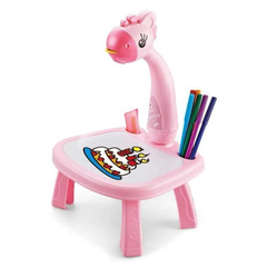 Дитячий стіл для малювання з підсвічуванням та проекцією малюнків Рожевий grant-9 фото
