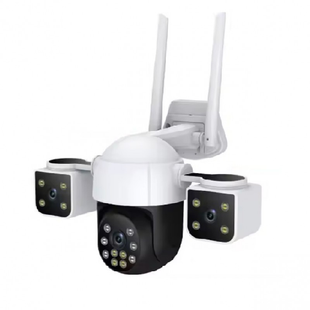 Камера видеонаблюдения с 3 линзами 2+2+2Mp 4G, Wi-Fi, LAN Matrix7kmPof-00008329 фото