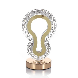 Настільна лампа з кристалами та діамантами Creatice Table Lamp 15 DtopePof-Lamp15 фото