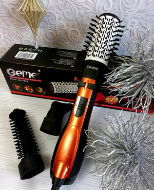 Фен-расчёска Gemei GM-4828 , Черный