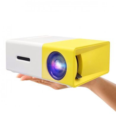 Мультимедийный портативный проектор UKC YG-300 с динамиком White/Yellow Vener-157 фото