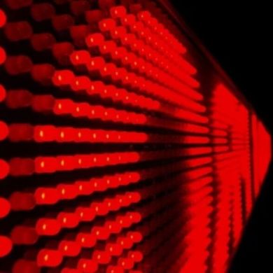 Світлодіодна вивіска 100*40 см червона вулична spar-2030 фото