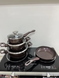 Набор посуды с гранитным покрытием на 7 предметов Higer Kitchen НК-314 Кофе ZPshka-НК-314 COFFEE фото 3