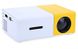 Мультимедійний портативний проектор UKC YG-300 з динаміком White/Yellow Vener-157 фото 2