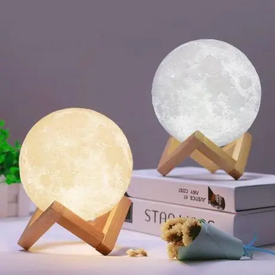 Настольный светильник луна Magic 3D Moon Light От Аккумулятора yak-22 фото