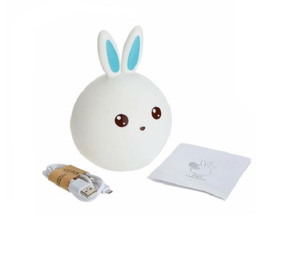 Акумуляторний силіконовий нічник Кролик Rabbit Soft Touch DtopePof-Soft Touch фото
