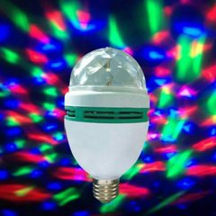 Диско лампа (RD-7209), Светодиодная лампа со светомузыкой, Ламочка диско для вечеринок!