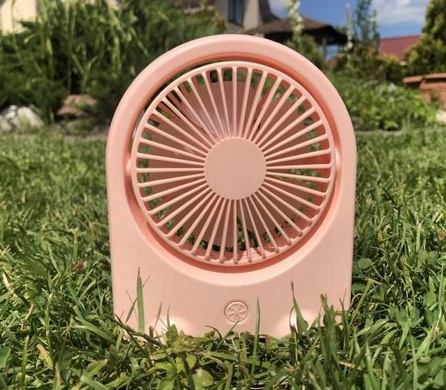 USB мінівентилятор настільний акумуляторний дві швидкості Mini Fan DD-5576 Rainberg-Mini Fan DD-5576 фото