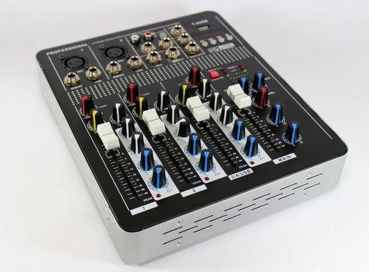 Аудіо мікшер Mixer BT 4000 4 канали Bluetooth spar-2380 фото